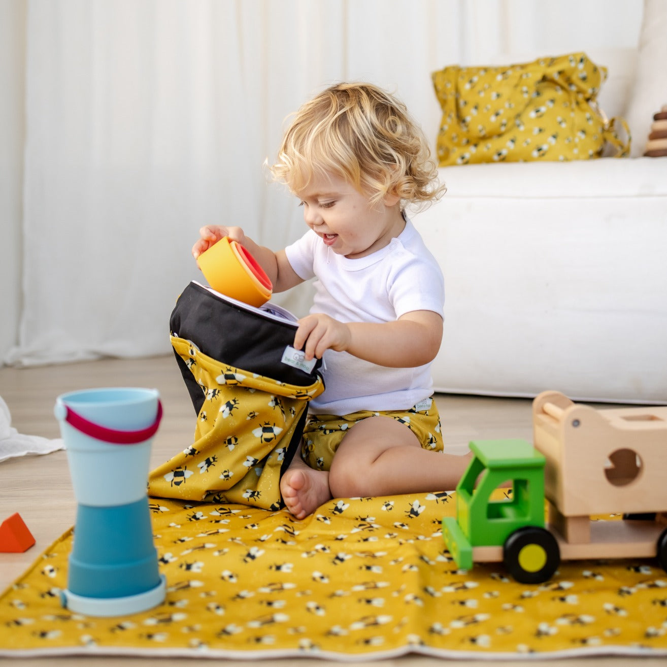 Bear & Moo Reusable Large Cloth Nappy