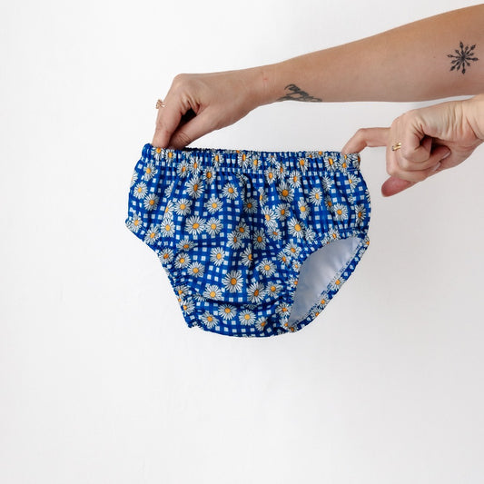 Bear & Moo Reusable Training Nappies | Daisy Gingham print