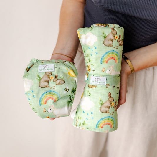 Bear & Moo Reusable Cloth Nappy | Newborn Cloth Nappies | Reusable Cloth Nappies