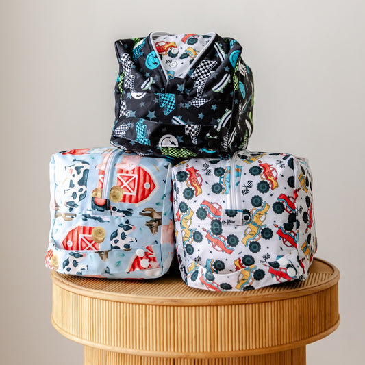 Bear & Moo Reusable Nappy Pod in Demolition Derby
