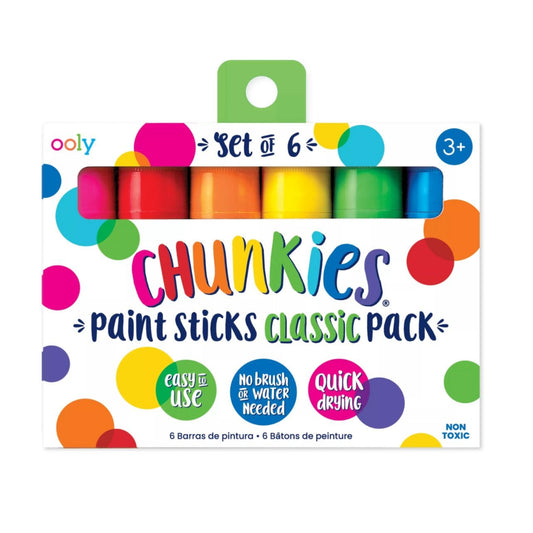 Ooly Chunkies Paint Sticks Classic available at Bear & Moo