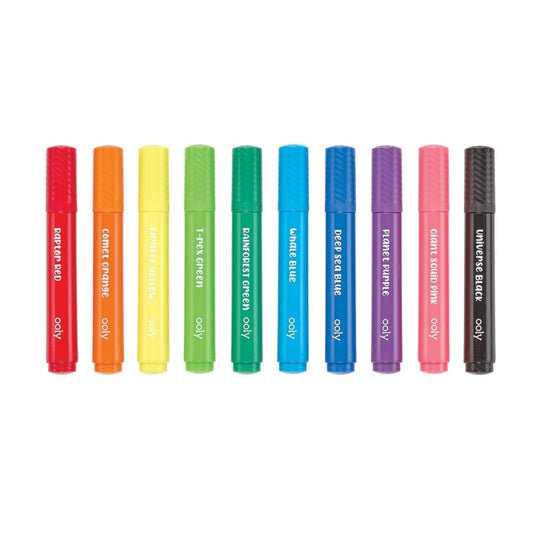 Ooly Big Bright Brush Markers available at Bear & Moo