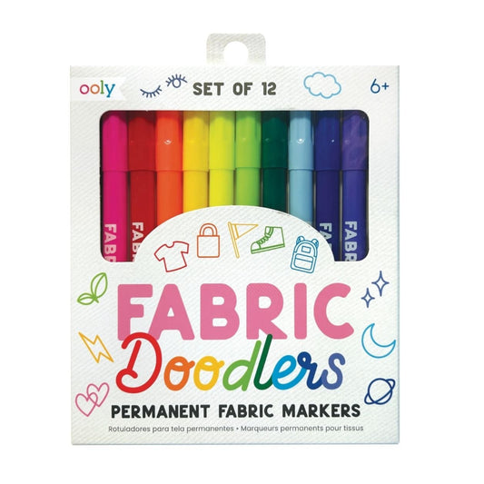 Ooly Fabric Doodlers Markers available at Bear & Moo