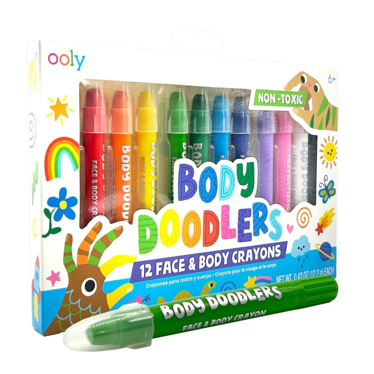 Ooly Body Doodlers Face & Body Crayons available at Bear & Moo