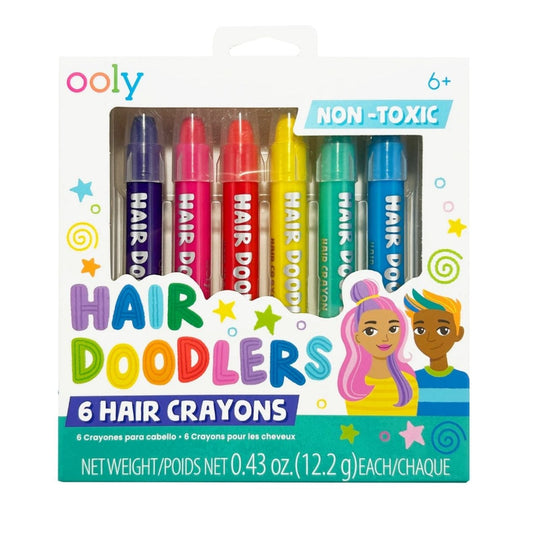 Ooly Hair Doodlers Hair Crayons available at Bear & Moo