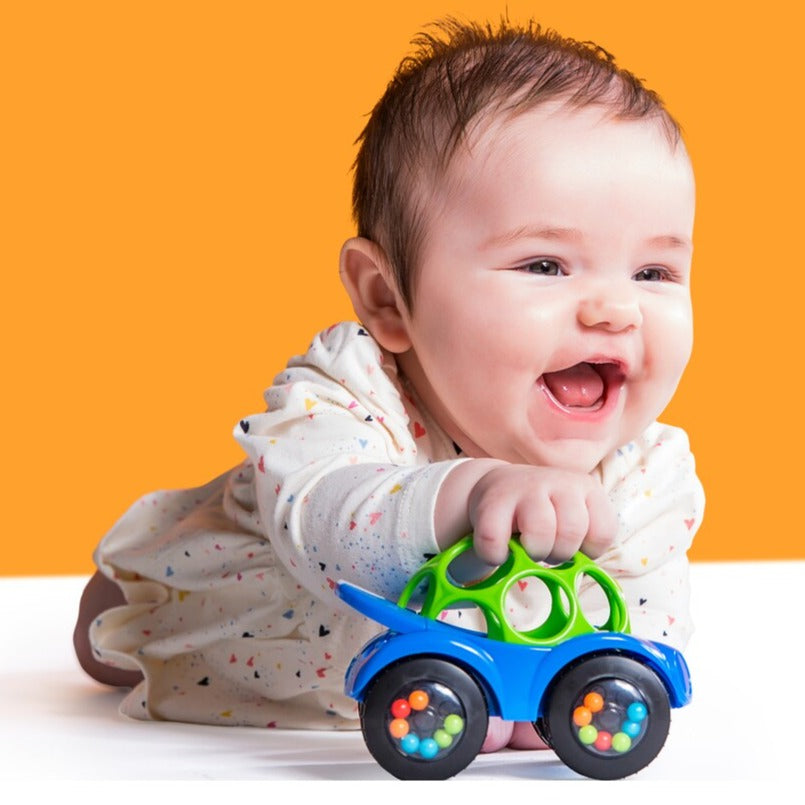 OBall Rattle and Roll Blue Sports Car available at Bear & Moo