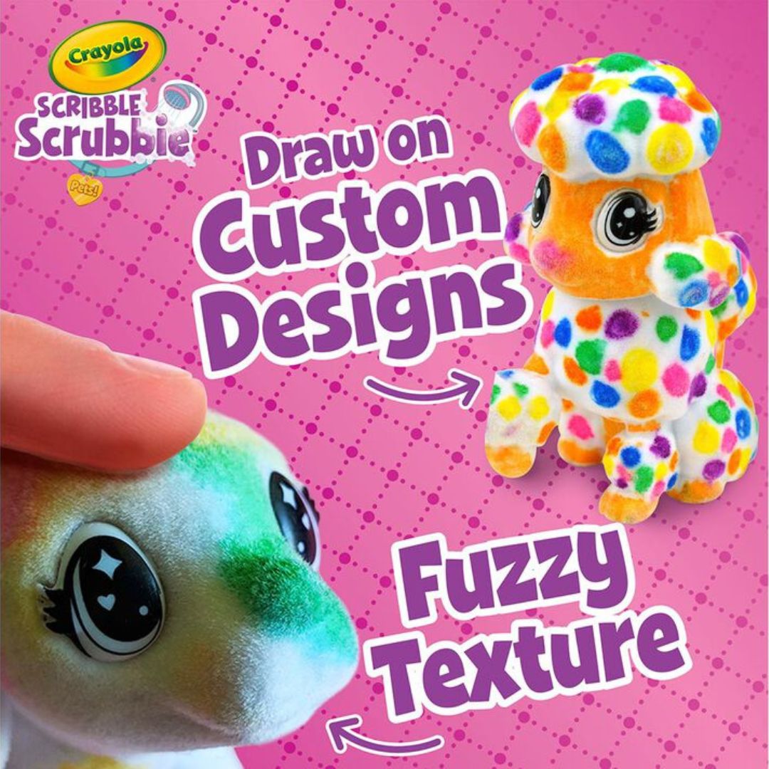 Crayola Scribble Scrubbies Pets Bath Tub Playset available at Bear & Moo