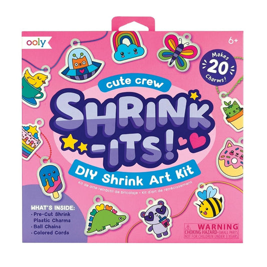 Ooly Shrink-Its! DIY Shrink Art Kit | Cute Crew available at Bear & Moo