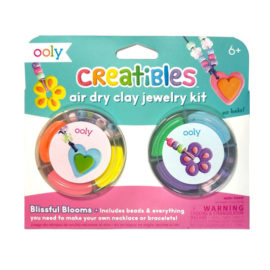 Ooly Creatibles: Air Dry Clay Jewellery Kit | Blissful Blooms available at Bear & Moo