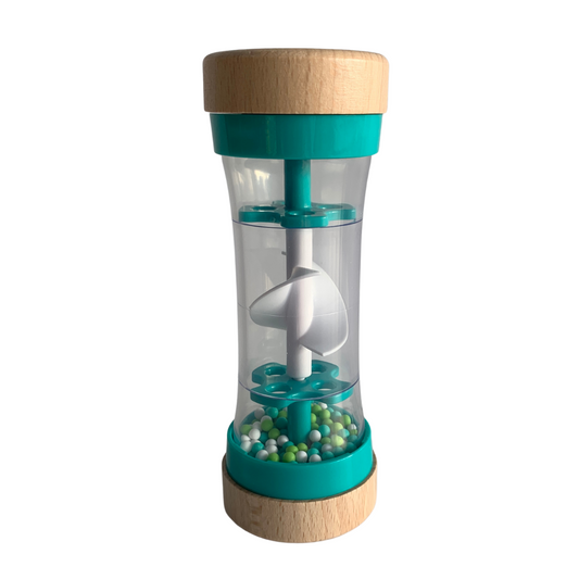 Hape Beaded Raindrops in Aqua available at Bear & Moo