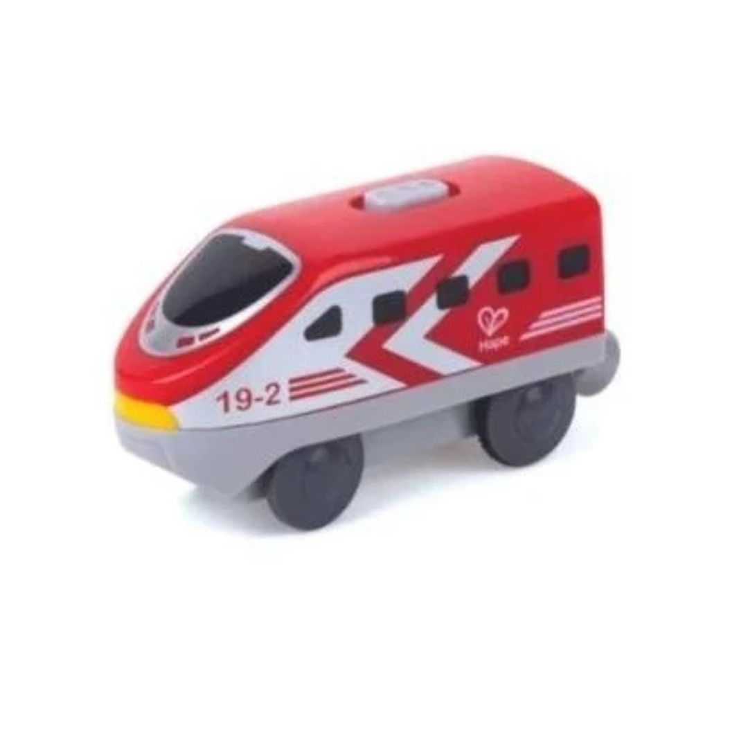 Hape Battery Powered Intecity Loco | Blue available at Bear & Moo