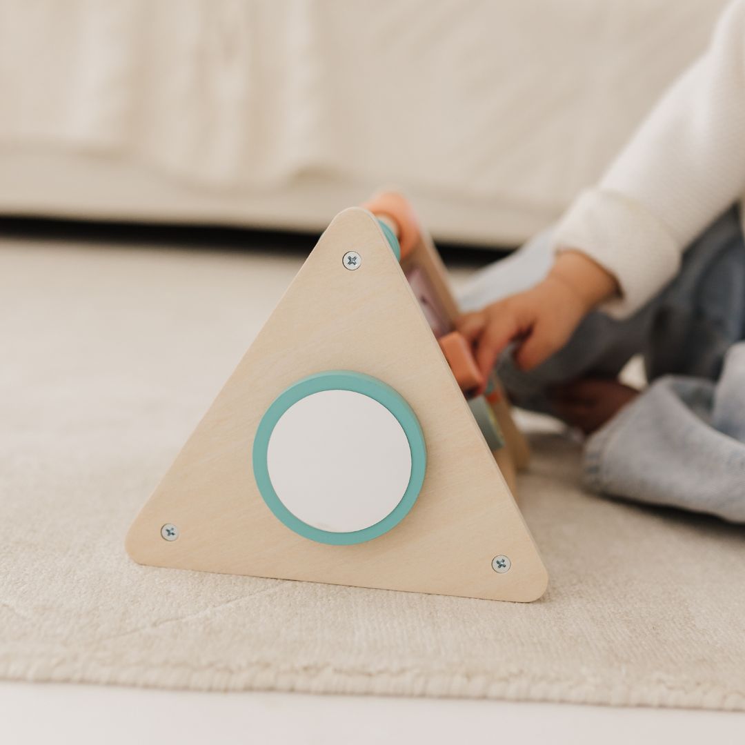 Bubble Wooden Activity Triangle available at Bear & Moo