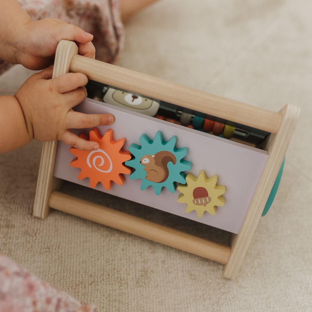 Bubble Wooden Activity Triangle available at Bear & Moo