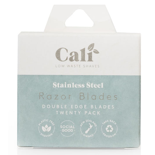 CaliWoods Safety Razor Blade Refill Pack available at Bear & Moo