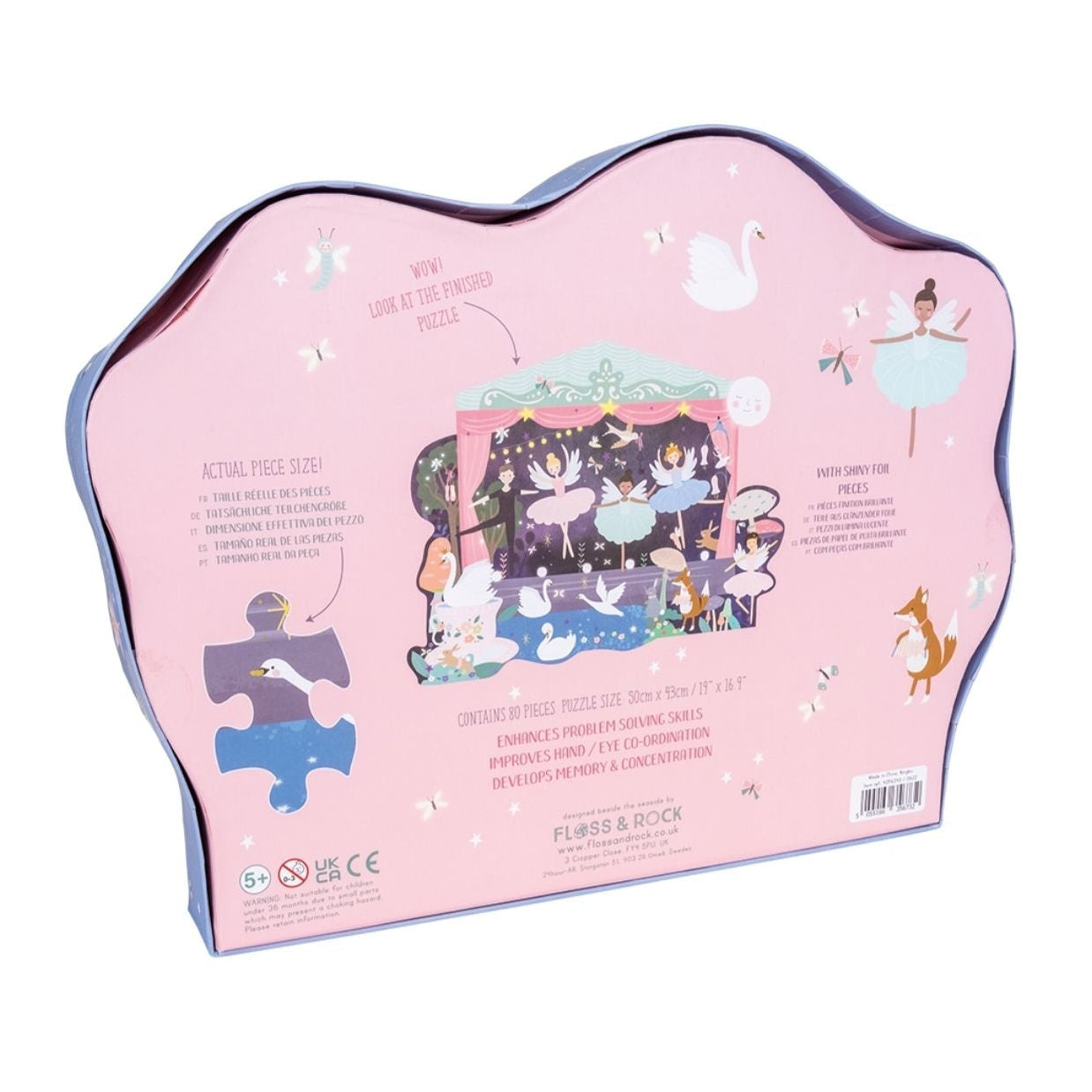 Floss & Rock Enchanted | 80 Piece Puzzle available at Bear & Moo