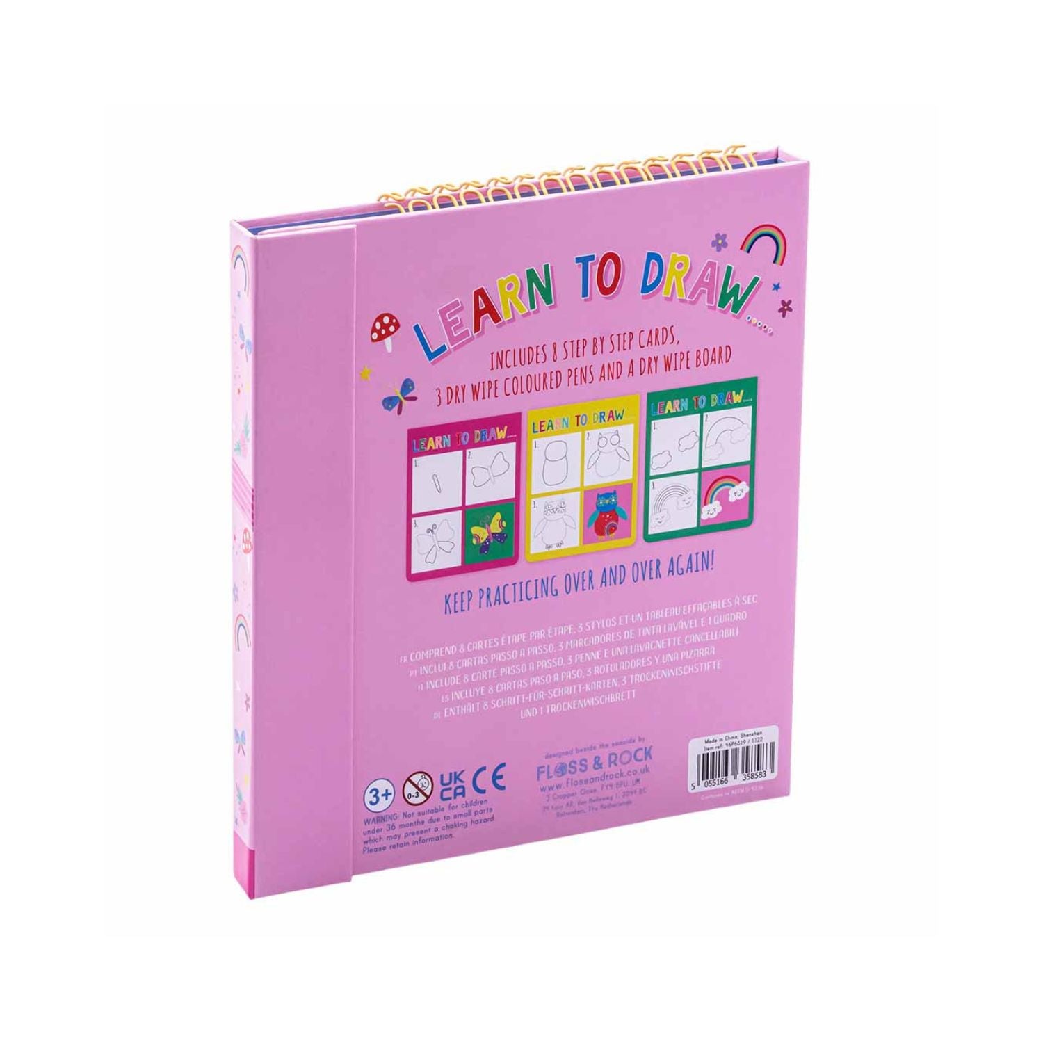 Floss & Rock Learn to Draw | Rainbow Fairy available at Bear & Moo