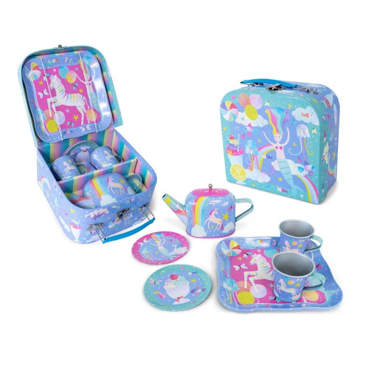 Floss & Rock Tin Tea Set | Fantasy available at Bear & Moo