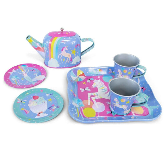 Floss & Rock Tin Tea Set | Fantasy available at Bear & Moo