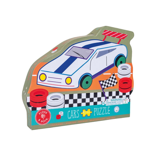 Floss & Rock Cars | 40 Piece Puzzle available at Bear & Moo