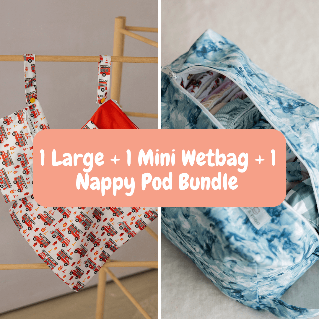 Wet Bags Nappy Pod Bundle Nappy Pod Waterproof Baby Bags