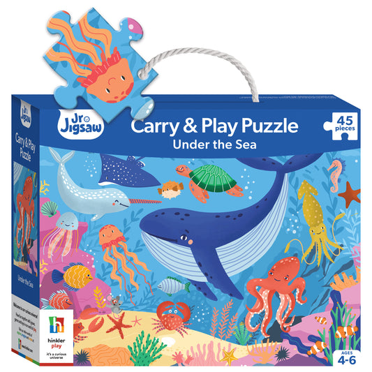 Hinkler Junior Jigsaw Carry & Play Under the Sea available at Bear & Moo