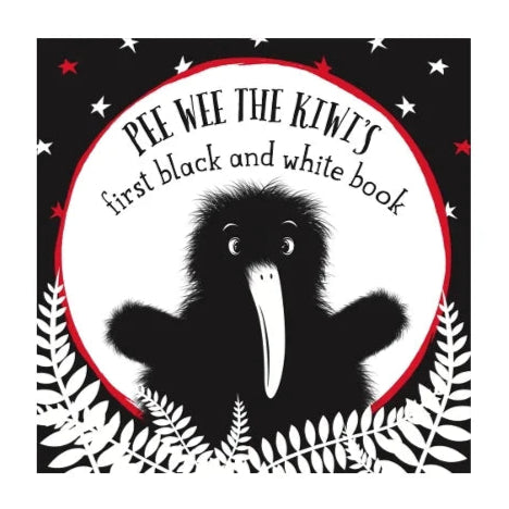 Pee Wee the Kiwi's First Black and White Book available at Bear & Moo