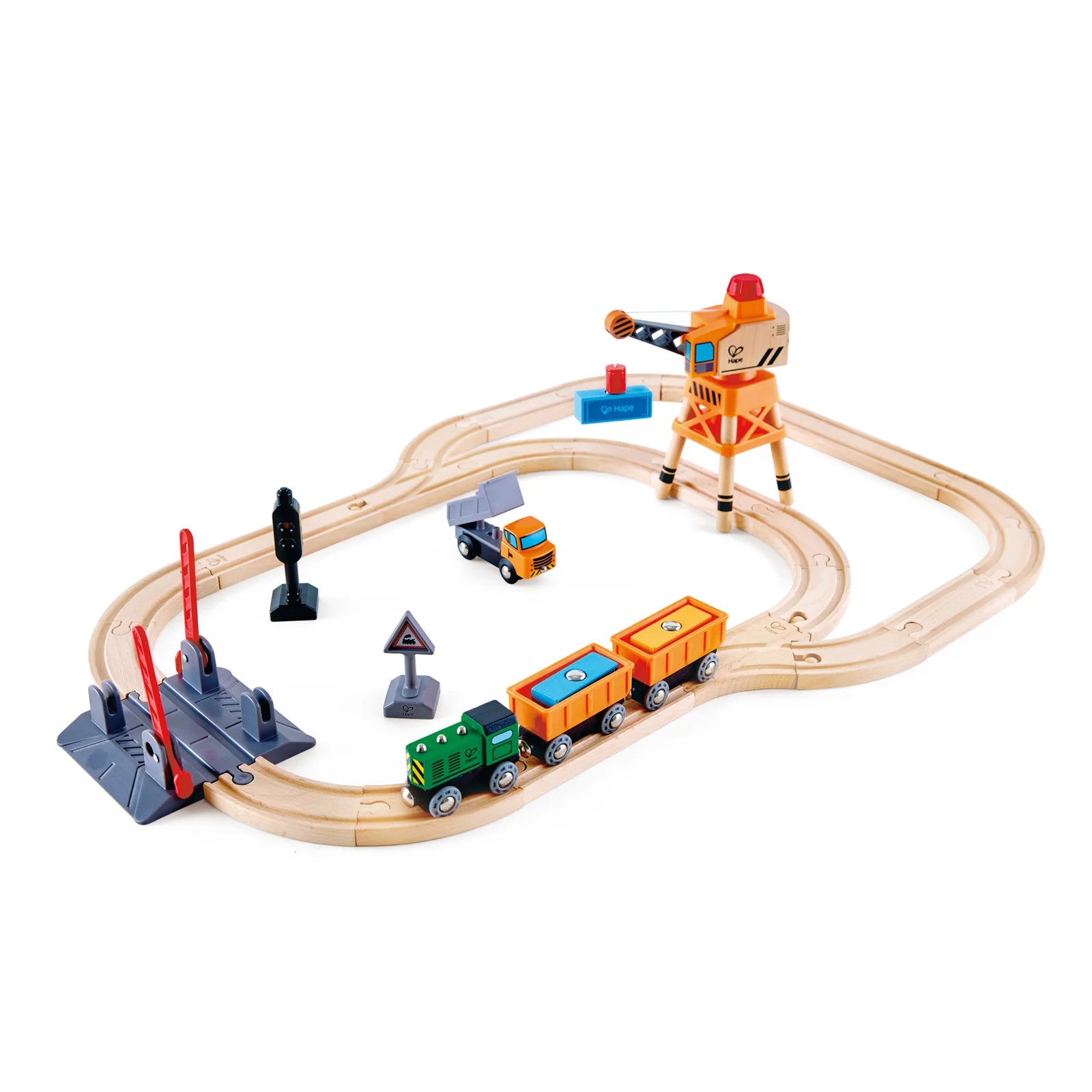 Hape Crossing Crane Set available at Bear & Moo