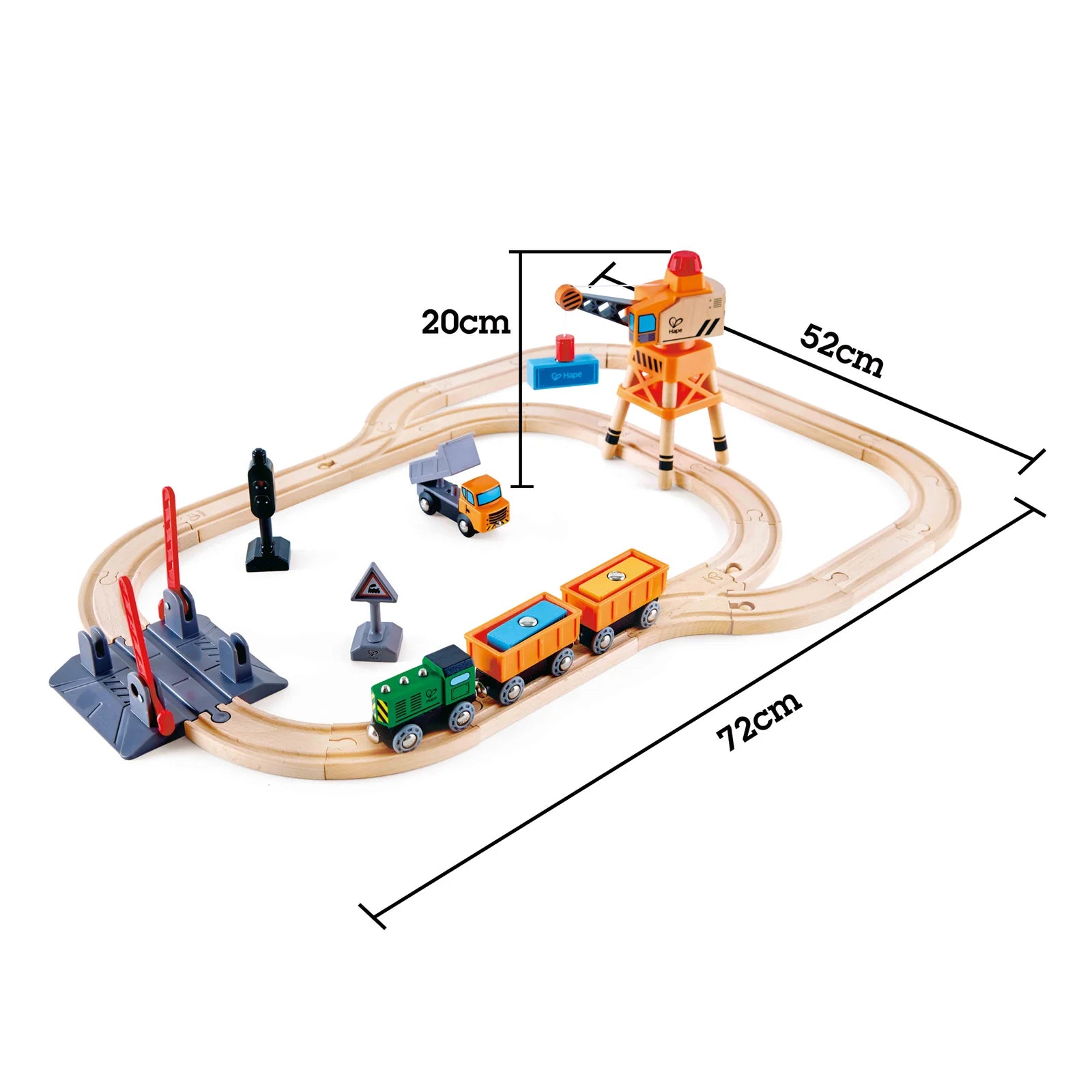 Hape Crossing Crane Set available at Bear & Moo