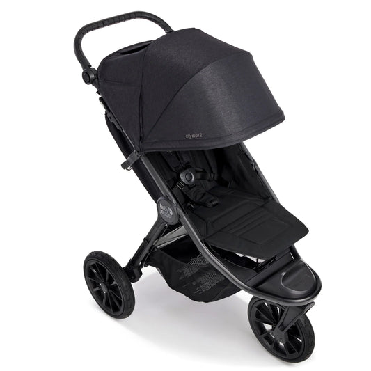 Baby Jogger City Elite 2 Pram in Opulent Black available at Bear & Moo