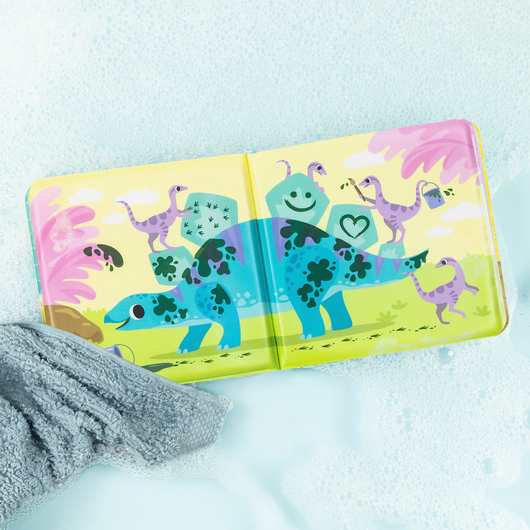 Tiger Tribe Bath Book | Messy Dinosaurs available at Bear & Moo