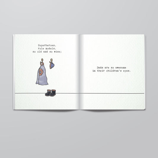 Dads are so awesome. by Ella O'Reilly available at Bear & Moo