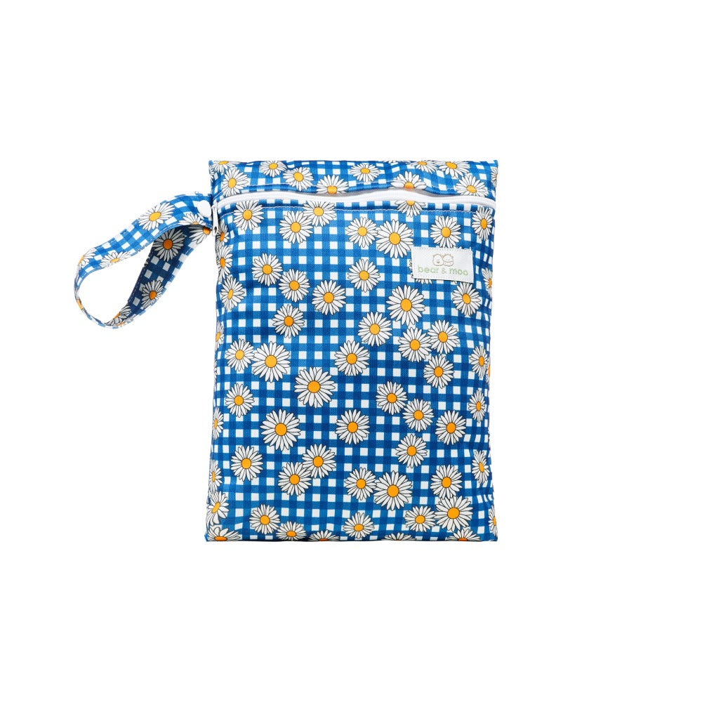 Bear & Moo Medium Wet Bag | Reusable Water Resistant Bag | Nappy Bag