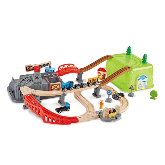 Hape Railway Bucket-Builder-Set available at Bear & Moo