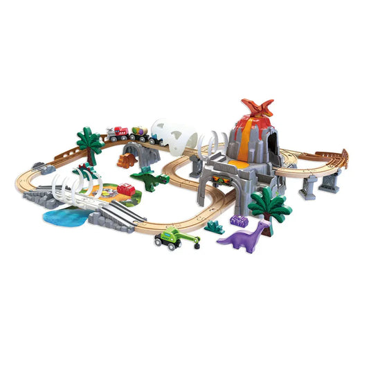Hape Dino Railway Adventure Set available at Bear & Moo