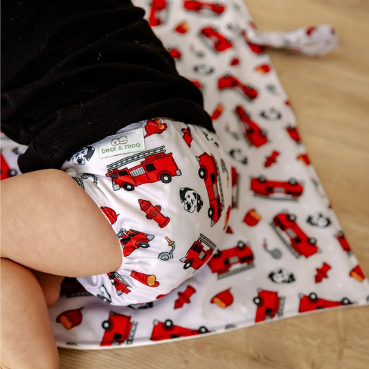 Fire Marshall Cloth Nappy | Large