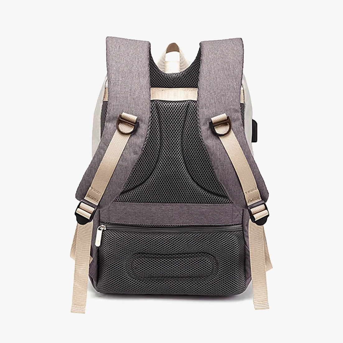 LUXE Baby Nappy Backpack & Change Mat Set | Beige/Brown available at Bear & Moo