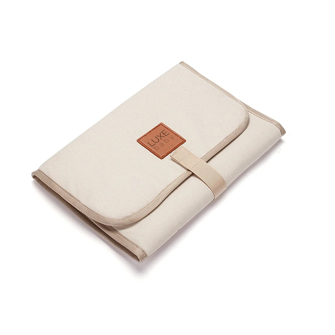 LUXE Baby Nappy Backpack & Change Mat Set | Beige/Brown available at Bear & Moo