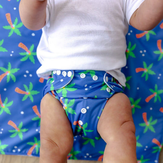 Tropical Breeze Cloth Nappy | One Size Fits Most
