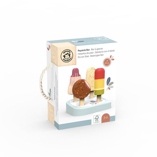 Speedy Monkey Popsicle Bar available at Bear & Moo
