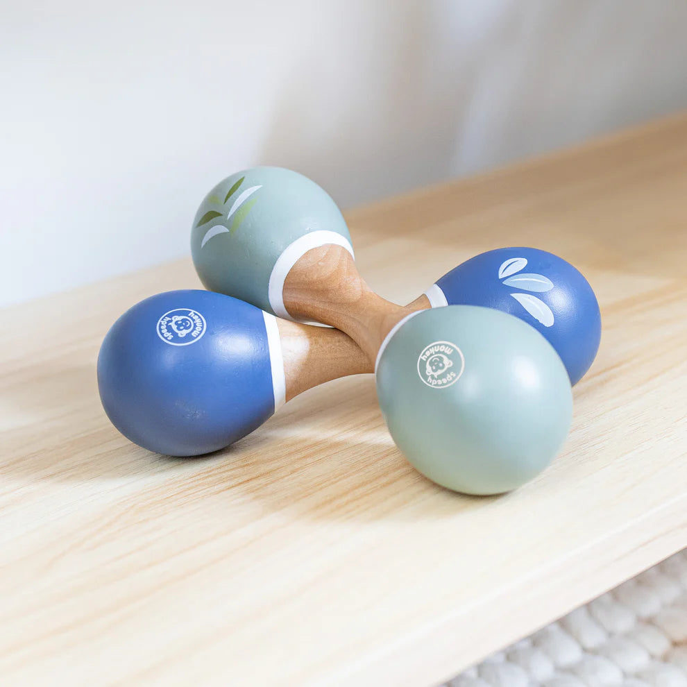 Speedy Monkey Maracas available at Bear & Moo