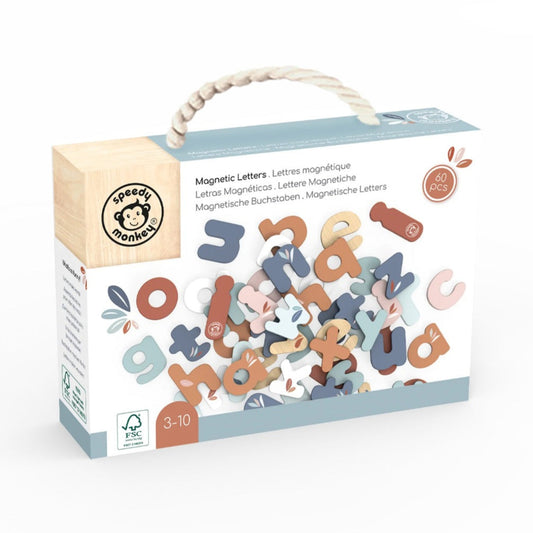 Speedy Monkey Magnetic Letters 60 pcs available at Bear & Moo