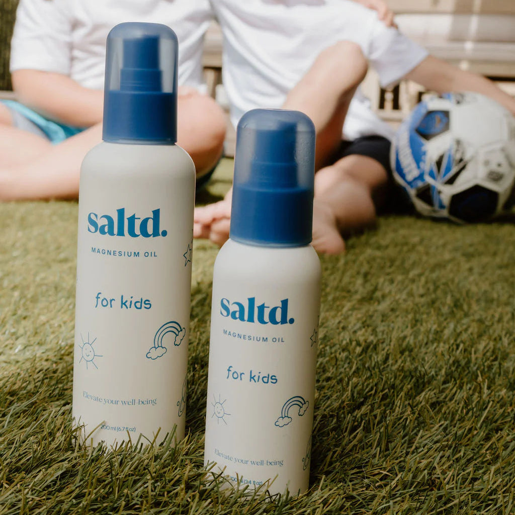 Saltd. Kids Magnesium Oil Spray in 100ml & 200ml | Bear & Moo