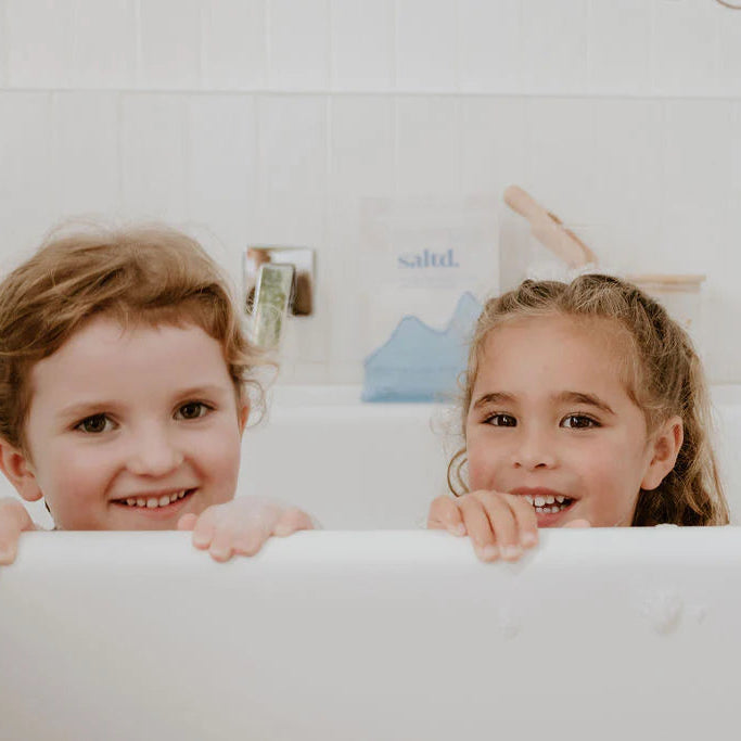 Saltd. Soothing Magnesium Bath Flakes available at Bear & Moo
