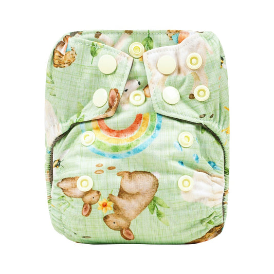 Bear & Moo Reusable Cloth Nappy | Newborn Cloth Nappies | Reusable Cloth Nappies