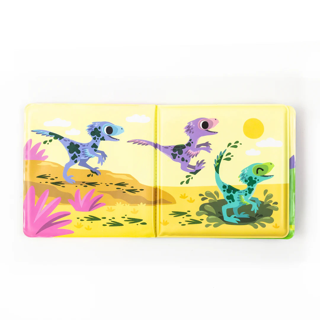 Tiger Tribe Bath Book | Messy Dinosaurs available at Bear & Moo