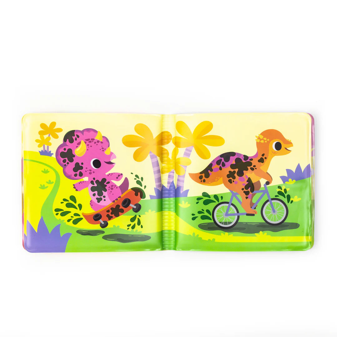 Tiger Tribe Bath Book | Messy Dinosaurs available at Bear & Moo