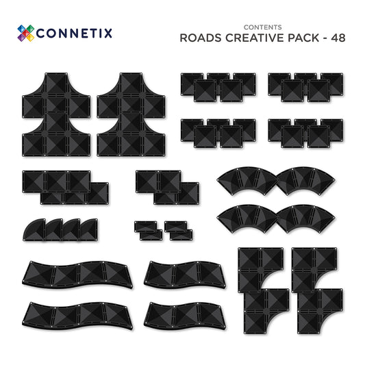 CONNETIX | 48 Piece Roads Creative Pack