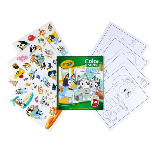 Crayola Colour & Sticker Activity Set | Bluey available at Bear & Moo