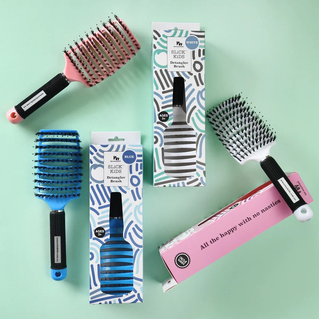 Children's Detangler Brush SLiCK KiDS Bear & Moo