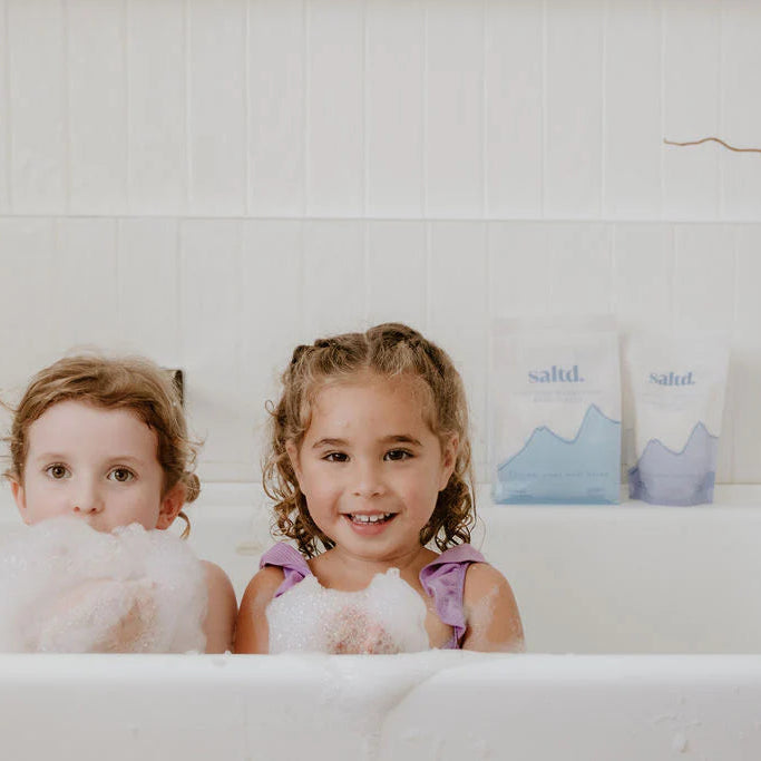 Saltd. Soothing Magnesium Bath Flakes available at Bear & Moo